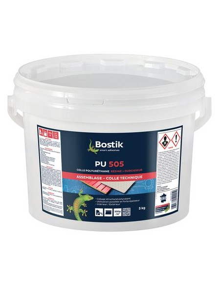 BOSTIK PU 505 BLANCO BOTE DE 5 KG BLANCO